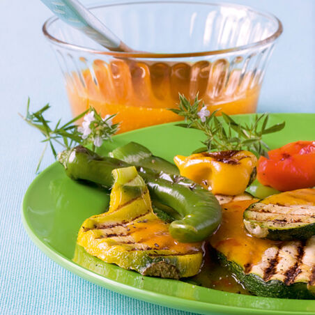 Süßsauer-scharfe Mirabellensauce Süßsauer-scharfe Mirabellensauce