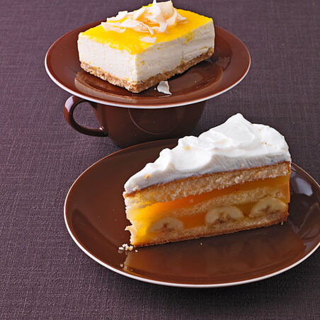 Kokos-Creme-Schnitten Kokos-Creme-Schnitten