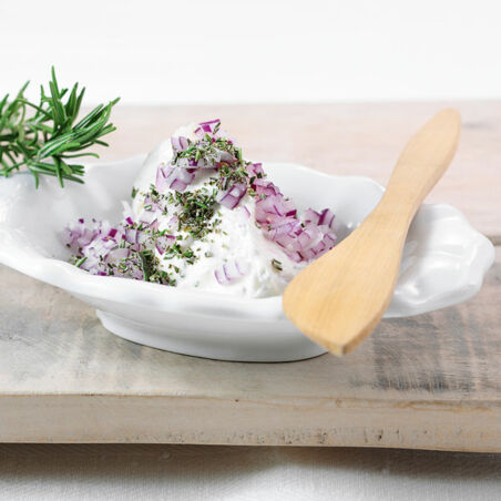 Ziegenfrischkäse-Dip mit Honig Ziegenfrischkäse-Dip mit Honig