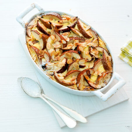 Birnen-Grießauflauf Birnen-Grießauflauf