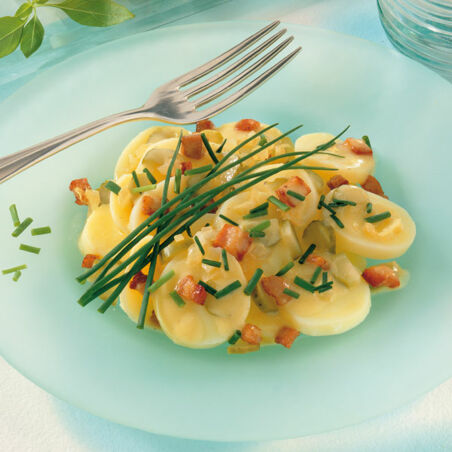 Lauwarmer Kartoffelsalat mit Speck Lauwarmer Kartoffelsalat mit Speck