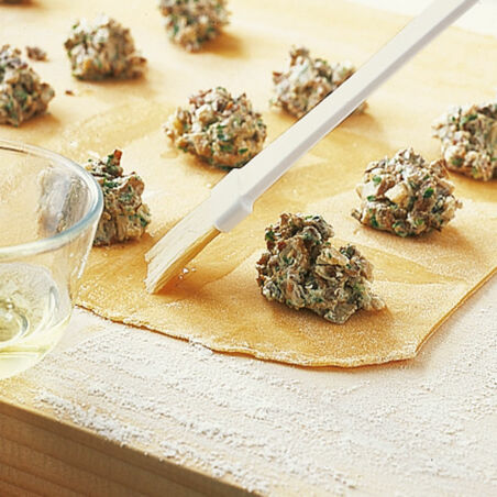 Steinpilzravioli in Thymianbutter Steinpilzravioli in Thymianbutter