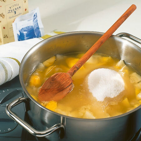 Melonen-Pfirsich-Marmelade Melonen-Pfirsich-Marmelade