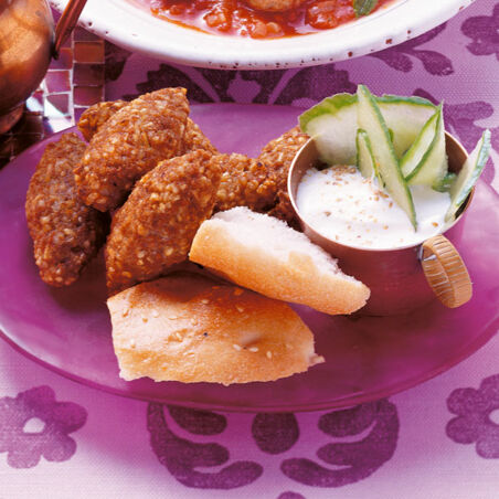 Bulgur-Lammfleisch-Bällchen Bulgur-Lammfleisch-Bällchen