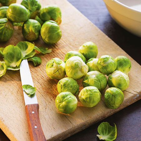 Rosenkohlpfanne mit Lamm und Granatapfel Rosenkohlpfanne mit Lamm und Granatapfel