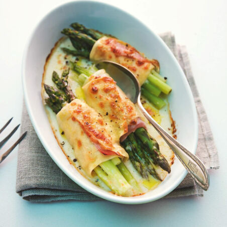 Überbackene Spargelcannelloni Überbackene Spargelcannelloni