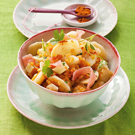 Petersilienwurzel-Salat mit Linsen Petersilienwurzel-Salat mit Linsen