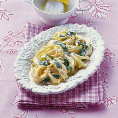 Mascarponesauce mit Spinat Mascarponesauce mit Spinat