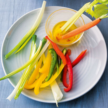 Rohkost mit Olivenöl-Dip Rohkost mit Olivenöl-Dip