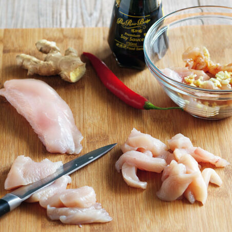 Hähnchen-Gemüse-Wok Hähnchen-Gemüse-Wok