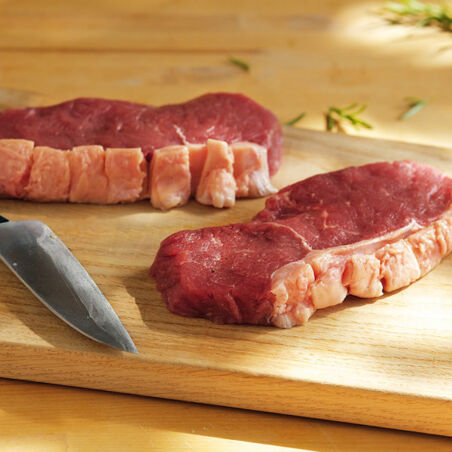 Steaks mit Rosmarinkartoffeln Steaks mit Rosmarinkartoffeln