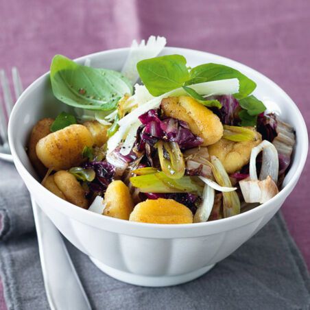 Gnocchi mit Radicchio Gnocchi mit Radicchio