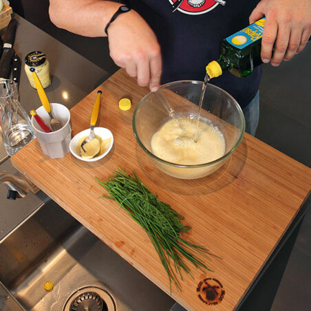 Kräuter-Vinaigrette mit scharfem Senf Kräuter-Vinaigrette mit scharfem Senf