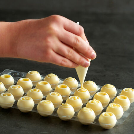 Sahnige Absinth-Kugeln Sahnige Absinth-Kugeln