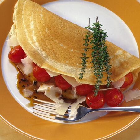 Tomatenpfannkuchen Tomatenpfannkuchen
