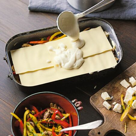 Pilz-Lasagne mit Paprika Pilz-Lasagne mit Paprika
