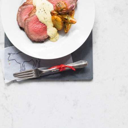 Roastbeef mit Ofenkartoffeln Roastbeef mit Ofenkartoffeln