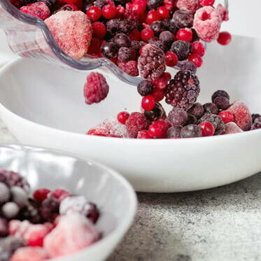 Rote Grütze mit Sauerkirschen Rote Grütze mit Sauerkirschen