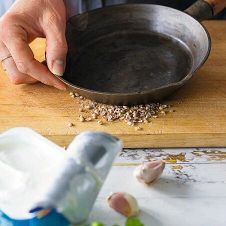 Ofengemüse mit Koriander-Dip Ofengemüse mit Koriander-Dip