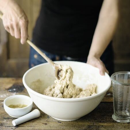 Landbrot ohne Kneten Landbrot ohne Kneten