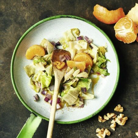 Gedünsteter Endiviensalat Gedünsteter Endiviensalat