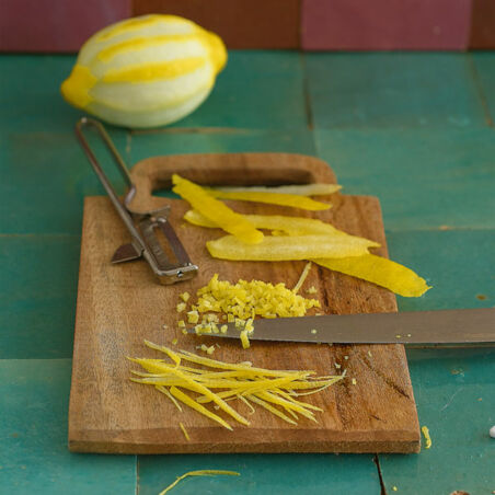 Forelle mit Apfel-Minz-Füllung auf Zucchini Forelle mit Apfel-Minz-Füllung auf Zucchini