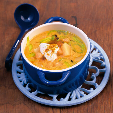 Ananas-Kichererbsen-Suppe Ananas-Kichererbsen-Suppe