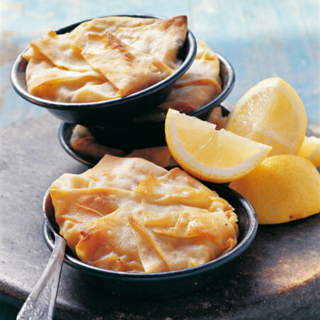 Pastilla mit Meeresfrüchten Pastilla mit Meeresfrüchten