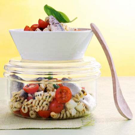 Nudelsalat mit Ölsardinen Nudelsalat mit Ölsardinen