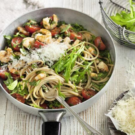 Spaghetti mit Shrimps Spaghetti mit Shrimps