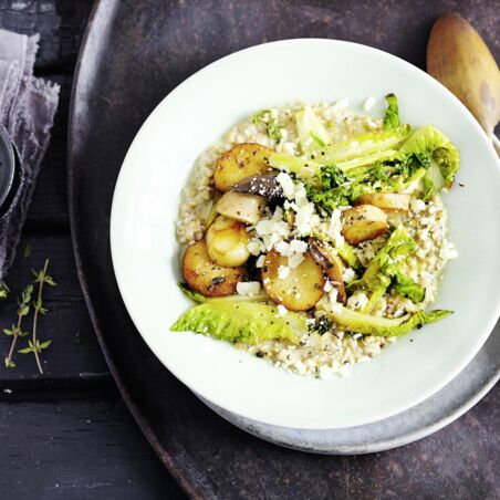 Buchweizen-Risotto mit Pilzen Buchweizen-Risotto mit Pilzen