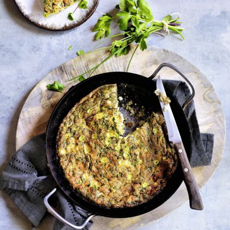 Kräuter-Käse-Frittata Kräuter-Käse-Frittata