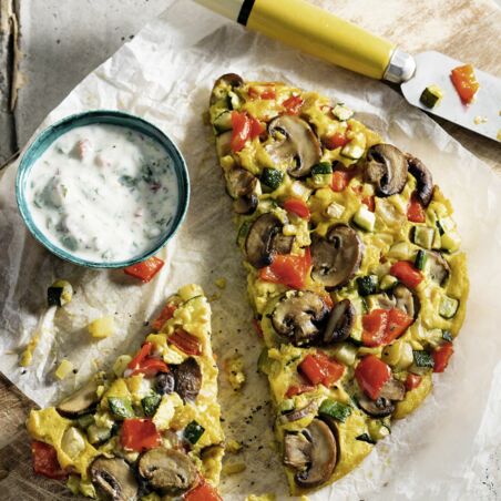 Frittata-Guss mit Gemüse Frittata-Guss mit Gemüse