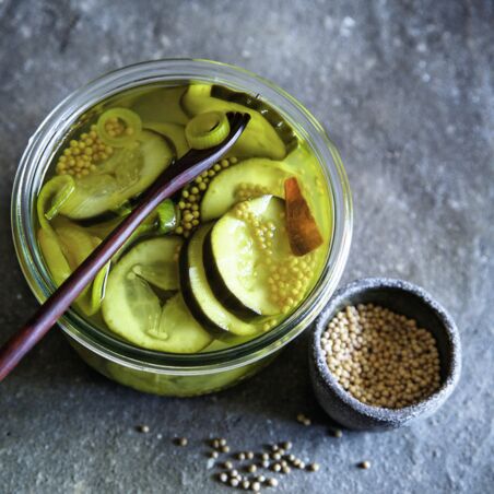 Gurkenscheiben süßsauer Gurkenscheiben süßsauer