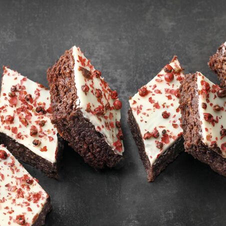 Rosa-Pfeffer-Brownies Rosa-Pfeffer-Brownies