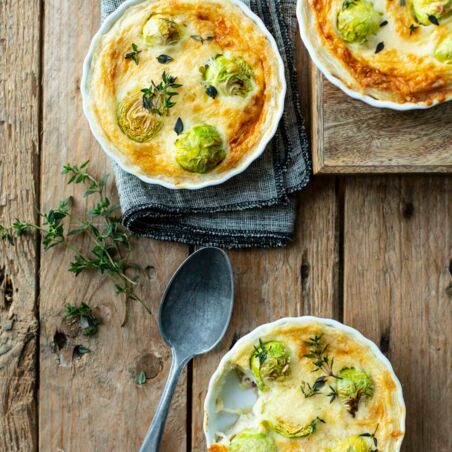 Mini-Rosenkohl-Quiche Mini-Rosenkohl-Quiche