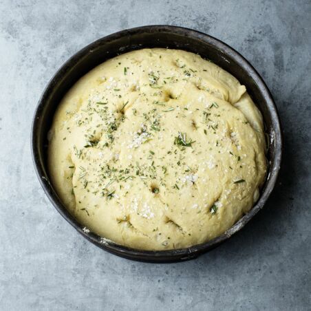 Focaccia mit Rosmarin Focaccia mit Rosmarin