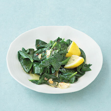 Spinat mit Knoblauch Spinat mit Knoblauch