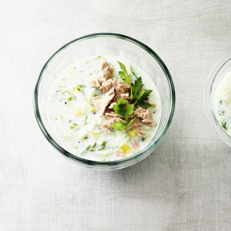 Gurken-Gazpachomit Buttermilch Gurken-Gazpachomit Buttermilch