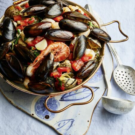 Meeresfrüchte in der Cataplana Meeresfrüchte in der Cataplana