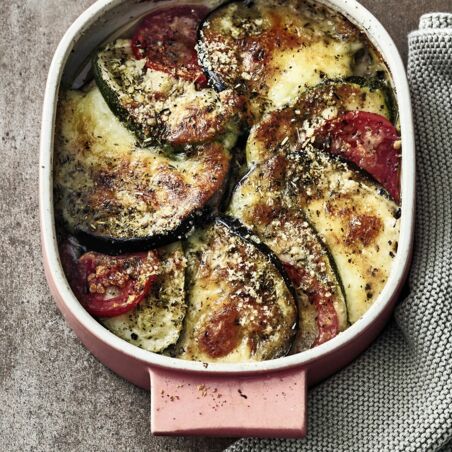 Gemüse-Tian mit Parmesan Gemüse-Tian mit Parmesan