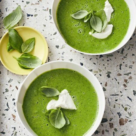 Mediterrane Erbsensuppe Mediterrane Erbsensuppe