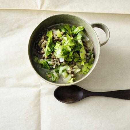 Linsensuppe mit Pak Choi Linsensuppe mit Pak Choi