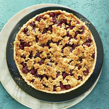 Kirschkuchen mit Streuseln Kirschkuchen mit Streuseln