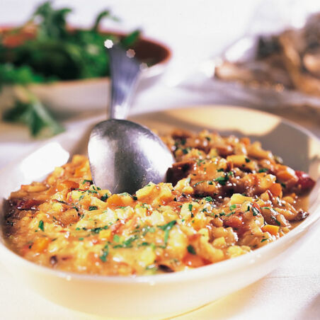 Risotto ai funghi - Pilzrisotto Risotto ai funghi - Pilzrisotto