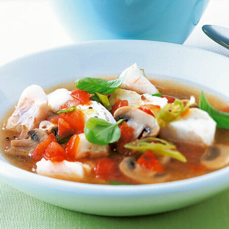 Tomaten-Fischsuppe Tomaten-Fischsuppe