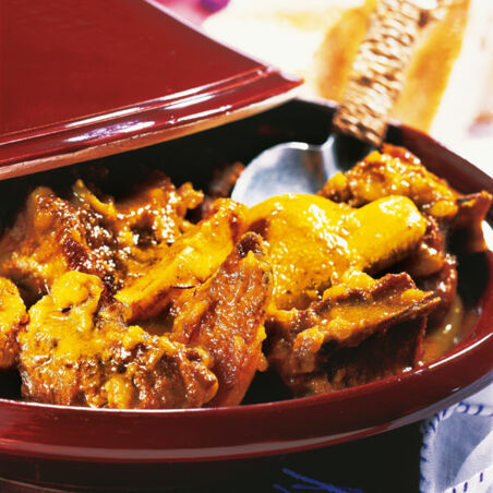 Lamm-Tajine mit Quitten Lamm-Tajine mit Quitten