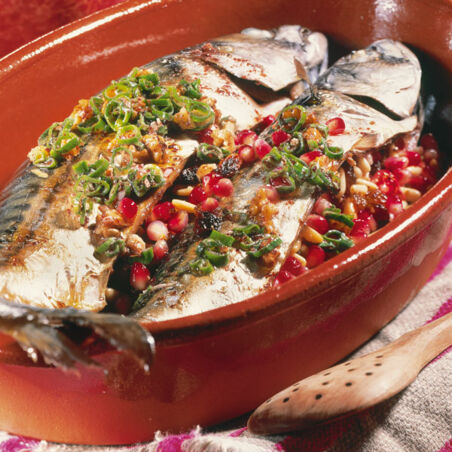 Gefüllte ganze Makrelen Gefüllte ganze Makrelen