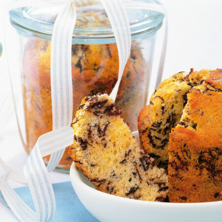 Stracciatella-Kuchen aus dem Glas Stracciatella-Kuchen aus dem Glas