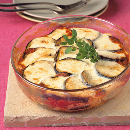 Auberginenauflauf mit Ricotta Auberginenauflauf mit Ricotta